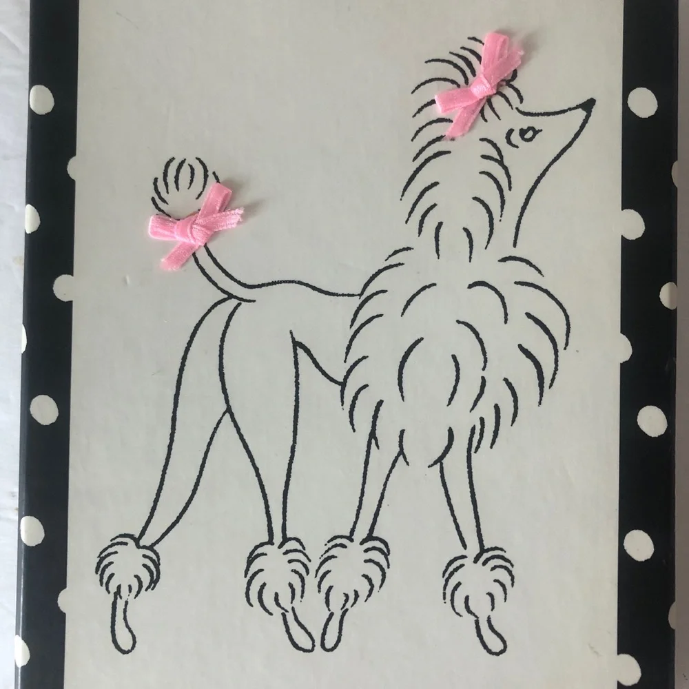 Paris Poodle Greeting Cards Michael Miller 14 Blank Cards Envelopes Set VTG.